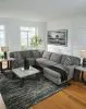 Benchcraft® 32402S2 Birkdale Court - 3-Piece Sectional With Raf Corner Chaise - Gray