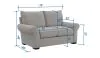 Jackson Furniture Industries 215202-1866/28-2638/45 Alden - Loveseat - Stone