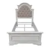 Liberty Furniture 244-BR-TUB Liberty Furniture 244-BR-TUB Magnolia Manor - Twin Upholstered Bed - Antique White