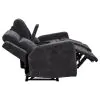 Coaster Fine Furniture 610155P Kennett - Chenille Upholstered Power Reclining Loveseat - Dark Gray