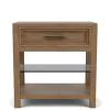 Riverside Furniture 73968 Riverside Furniture 73968 Cascade - 1 Drawer Nightstand - Casual Mink
