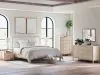 Ashley Furniture B2615/231/36/345/58/56/91(2)/B100-14 Ashley Furniture B2615/231/36/345/58/56/91(2)/B100-14 Cadmori - 8 Pc. - Dresser, Mirror, Chest, King Upholstered Panel Bed, 2 Nightstands - Two-tone