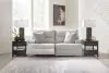 Ashley Furniture 93605S16 Ashley Furniture 93605S16 Acklen Place - 2-Piece Power Reclining Sectional Loveseat - Pewter