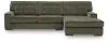 Ashley Furniture PC61702S2 Ashley Furniture PC61702S2 Caspian-Town - 2-Piece Sectional With RAF Corner Chaise - Olive