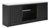 Ashley Furniture W2616-468 Cadmori - XL TV Stand With Fireplace Option - Black / White