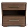 Riverside Furniture 43469 Delia - 2 Drawer Nightstand - Nouveau Walnut