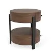 Riverside Furniture 46409 Nova - End Table - Nouveau Walnut