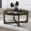 New Classic T3885-10 Kerby - Round Coffee Table - Dark Brown