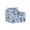 New Classic 23-1270S-2NP Sylvie - 2 Piece Living Room Set (Sofa & Swivel Chair) - Blue And White Print