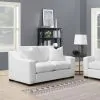 CoasterElevations 509892 Ashlyn - Upholstered Sloped Arm Loveseat - White