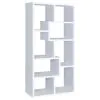 CoasterEveryday 800136 Theo - 7-Shelf Bookshelf - White