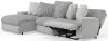 Jackson Furniture Industries 619/32/34/37-18 Jackson Furniture Industries 619/32/34/37-18 Abraxas - 3 Piece Power Reclining Sectional With 1 Lay-Back Chaise And 1 Recliner (LSF Chaise) - Moonstruck