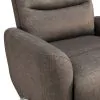 New Classic U2518-14-FBR New Classic U2518-14-FBR Takami - Swivel Recliner - Chocolate Poly