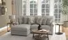 Jackson Furniture Industries 3345/75/42-26 Jackson Furniture Industries 3345/75/42-26 Livingston - 2 Piece Sofa Chaise With Comfort Coil Seating And 6 Accent Pillows Included (LSF Chaise) - Linen