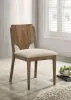 Coaster Fine Furniture 108572 Crestmore - Dining Chair Upholstered Seat (Set of 2) - Walnut