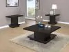 Coaster Fine Furniture 705168-S3 Reston - 3 Piece Square Coffee And End Table Set - Cappuccino
