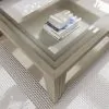 Riverside Furniture 91903 Wilde - Rectangular Glass Top Coffee Table - Light Brown