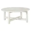 Liberty Furniture 142-OT1011 Backroads - Round Cocktail Table - Weathered White & Parchment Brown