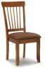 Ashley Furniture D199-01 Berringer - Dining UPH Side Chair (Set of 2) - Rustic Brown