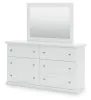 Ashley Furniture B139B40 Ashley Furniture B139B40 Bostwick Shoals - Dresser and Mirror - White