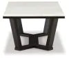 Ashley Furniture T770-1 Fostead - Rectangular Cocktail Table - White / Espresso
