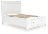 Ashley Furniture B680B25 Ashley Furniture B680B25 Fortman - Full Panel Storage Bed - White