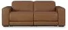 Ashley Furniture PCU10700S1 Ashley Furniture PCU10700S1 Magic Man - 2-Piece Power Reclining Sectional Loveseat - Caramel