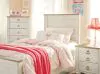 Ashley Furniture B267B15 Ashley Furniture B267B15 Willowton - Twin Panel Bed - Whitewash
