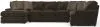 Jackson Furniture Industries 4376/72/75/30-49 Jackson Furniture Industries 4376/72/75/30-49 Mammoth - 3 Piece Sectional With LSF Chaise - Chocolate