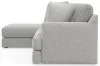 Jackson Furniture Industries 3303/75/42-18 Jackson Furniture Industries 3303/75/42-18 Logan - 2 Piece Upholstered Sectional With Comfort Coil Seating And 5 Included Accent Pillows (Left Side Facing Chaise) - Moonstruck