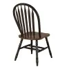 Liberty Furniture 186B-C1000S Liberty Furniture 186B-C1000S Carolina Crossing - Windsor Side Chair - Black / Antique Honey
