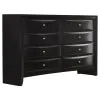 CoasterEssence 202701KW-S5 Briana - 5 Piece California King Bedroom Set - Black