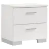 CoasterEssence 203500KW-S6 Felicity - California King 6 Piece Bedroom Set - White Gloss