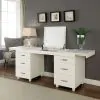 Furniture of America CM-DK6103-SET Verviers - Vanity Desk - White