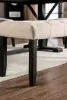 Furniture of America CM3735IV-BN Alfred - Bench - Antique Black / Ivory