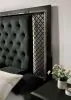 Furniture of America CM7584CK-BED Demetria - California King Bed - Metallic Gray