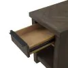 Intercon HR-TA-1624-RCV-C Hearst - Chairside Table - Reclaimed Chevron