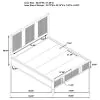 Coaster Fine Furniture 224900KW Terrace - 2-Drawer California King Storage Bed - Ash Brown