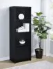Coaster Fine Furniture 706224 Winfield - 3-Sheld Media Tower Entertainment Pier - Black