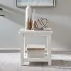 Liberty Furniture 142-OT1020 Backroads - End Table - Weathered White & Parchment Brown