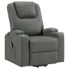 Coaster Fine Furniture 609478P Armstrong - Upholstered Power Lift Massage Recliner - Gray