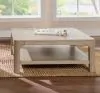Coaster Fine Furniture 723488 Solano - Square Wood Cocktail Coffee Table - Weathered Mango