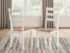 Ashley Furniture D398-01 Ashley Furniture D398-01 Gesthaven - Dining Room Side Chair (Set of 2) - Natural / White