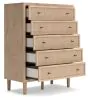 Ashley Furniture B1199/231/36/345/57/154/B100-13 Ashley Furniture B1199/231/36/345/57/154/B100-13 Cielden - 6 Pc. - Dresser, Mirror, Chest, Queen Panel Bed - Two-Tone