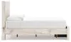 Ashley Furniture B2310B20 Ashley Furniture B2310B20 Lawroy - Full Panel Bed With Storage Footboard - Light Natural