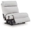 Ashley Furniture PC98802S34 Ashley Furniture PC98802S34 Social Pointe - 7-Piece Power Reclining Sectional With Storage Consoles - Pearl / Ash