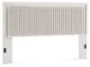 Ashley Furniture PCB3381-58 Ashley Furniture PCB3381-58 Zuraleus - King Upholstered Panel Headboard - White