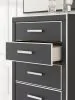 Ashley Furniture PCB3380-46 Ashley Furniture PCB3380-46 Zuraleus - Five Drawer Chest - Black