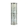 Pulaski Furniture 21395 PFC Curios - Lighted Half Round 5 Shelf Curio Cabinet - Aged Silver