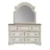 Liberty Furniture 244-BR51 Magnolia Manor - Mirror - Antique White